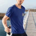 activewear-t-shirt-mockup-of-a-man-leaning-on-a-handrail-by-the-beach-34519-r-el2