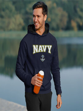 NAVY SWEATSHİRT LACİVERT KAPŞONLU