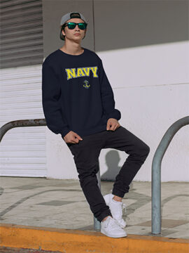 NAVY SWEATSHİRT LACİVERT 0 YAKA