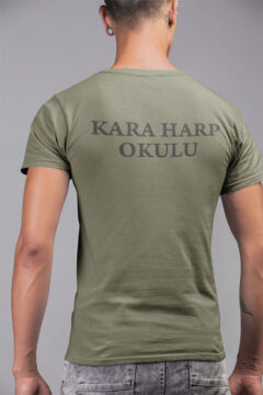 Kara Harp Okulu Haki Tshirt